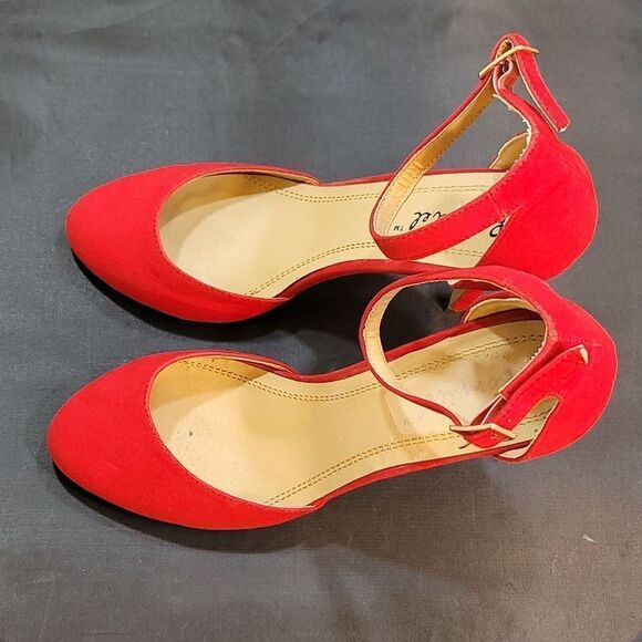 BOWMILEL ROUND TOE HIGH HEEL STILETTO D'ORSAY SHOE - Picture 6 of 14